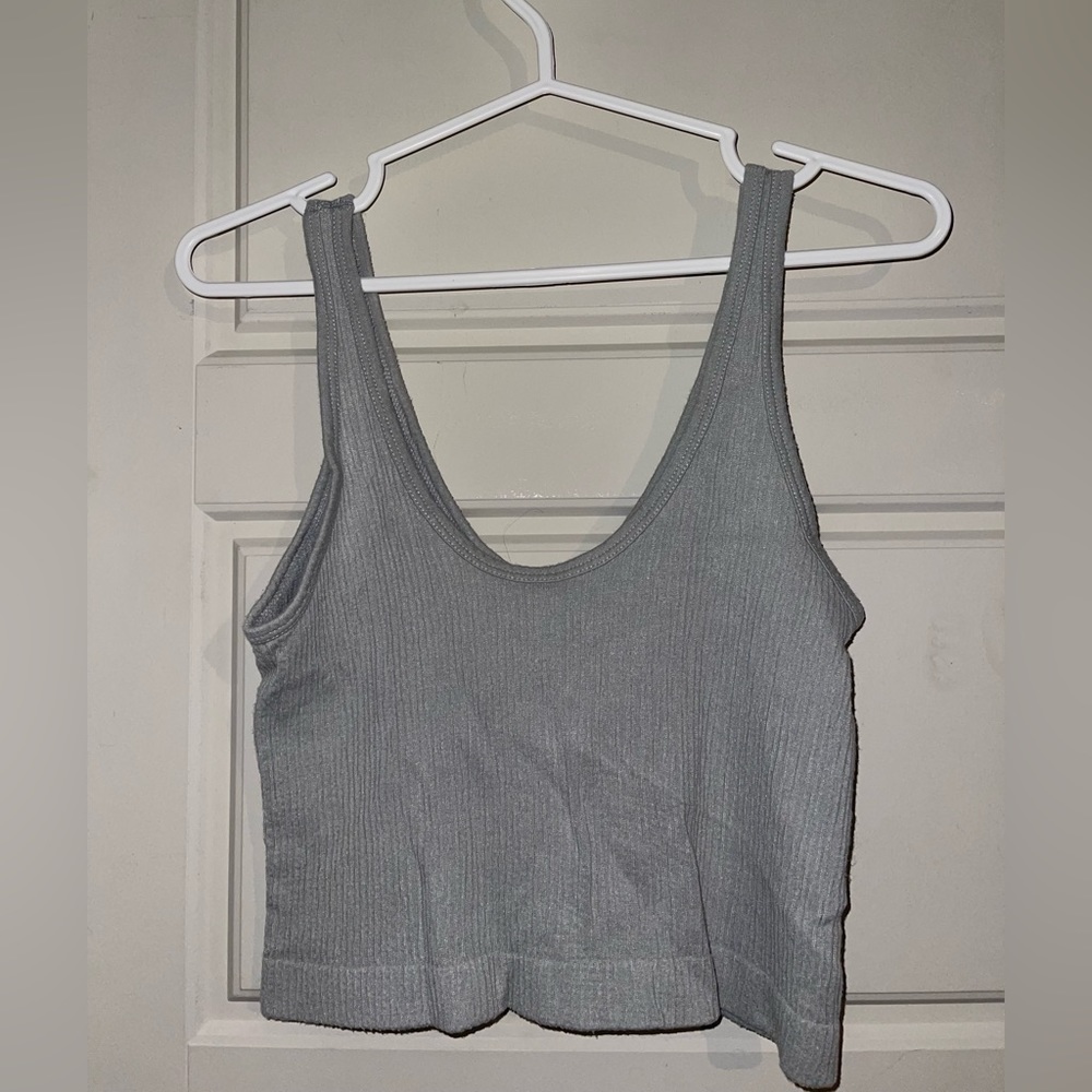 Grey Tan Top - Picture 3 of 3